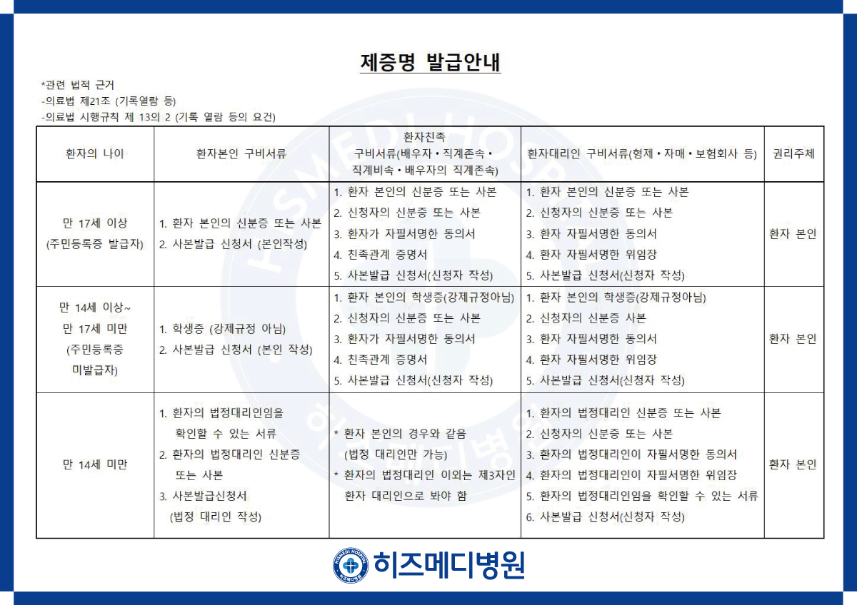 병원소개 > 공지사항 | 히즈메디병원